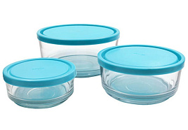 Набор контейнеров 3пр (0,42+0,84+1,5л) 0318/2010 стекло