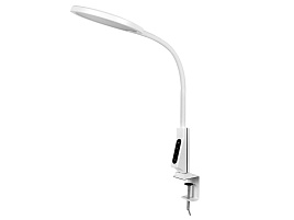 Лампа настольная офисная KD-837 С01 Camelion белый, LED, на струбцине 4156
