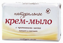 Мыло НК Натуральное М 90г Протеины шелка(НК)