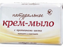 Мыло НК Натуральное М 90г Протеины шелка(НК)