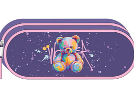Пенал мягкий ArtSpace Sch_65191 "Bear", 210*80*45, корпусный, полиэстер