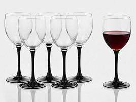 Набор фужеров для вина 6шт J0015 DOMINO 350мл