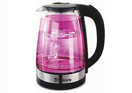 Электрочайник SAKURA SA-2744P стекло 1,8л