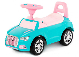 Машина-каталка 84576 SuperCar №2 бирюзовый, звук