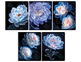 Тетрадь 96л.  Т5ск96_вл 09071 "Светящиеся цветы", выб.лак