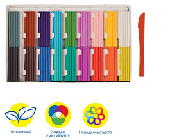 Пластилин 18цв. Енот в сказке МП_41713 216г, со стеком, картон