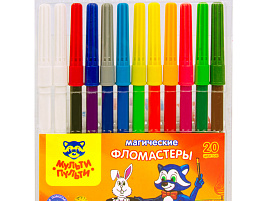 Фломастеры 10цв. Енот в Стране Чудес WP_14747 волшебные, блистер