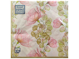 Салфетки 33*33 3-сл 20шт Home Collection Classic Летняя фантазия
