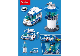 Конструктор Брик M38-B1218 Полицейский участо 245дет