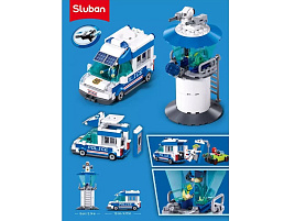 Конструктор Брик M38-B1218 Полицейский участо 245дет