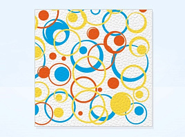 Салфетки 100л.Семья и комфорт Горох