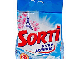 Стиральный порошок Sorti Ручная 1500г Супер Эконом (Казань)