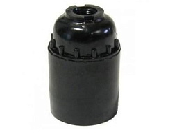 Патрон E27 подвесной карболитовый  черный TKE-C05-PKB-27-10