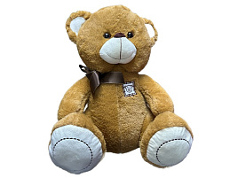 Мягкая игрушка Мишка с заплатками и лентой 50см 14В