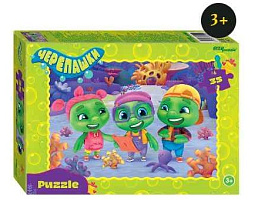 Пазл 35эл. Черепашки 91454