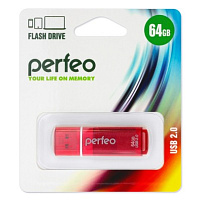 Флеш-драйв Perfeo USB 64Gb C13 красный