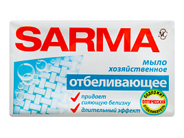 Мыло хозяйственное Сарма 140г отбелив (НК)439/11149
