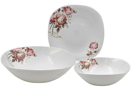 Сервиз столовый 13пр 13PCS SQ YF20032/9546 Чайные розы квадрат