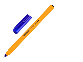 Ручка Pensan TR-23 синяя, треуголная, желтый корпус