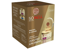 Маска-скраб для волос Прелесть SoWell 200мл.Pro Баланс