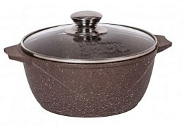 Кастрюля литой алюм. 2л 42806/2697 Мечта Гранит Браун с/кр