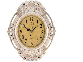 Часы настенные Atlantis 46*37 TLD-35189A белые