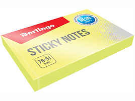 Блок самоклеящийся 76*51 Berlingo HN7651SG 100л. "Стандарт", зеленый