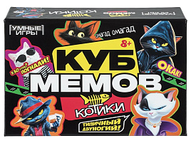 Настольная игра 6877 Куб мемов. Котики