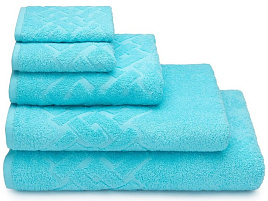 Полотенце 100*150 Донецк Болдрик 14-4816 Бирюзовый 7991