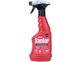 Средство для ванной Санфор 500мл Антиналет и антиржавчина для сантехники и плитки спрей