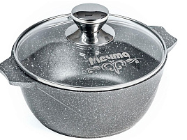 Кастрюля литой алюминий 3л 43701/3367 Мечта Гранит с/кр