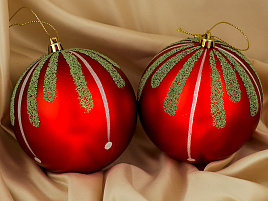 Шар 10см 3276624 Ягодка красный 1шт