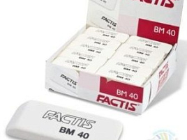 Ластик FACTIS BM40 мягк. для карандаша 52,5*19,5*8,5 мм