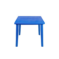 Стол пластик квадрат (800*800*710мм) 2857 синий