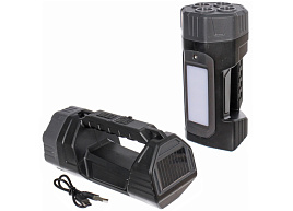 Фонарь от аккумулятора 4LED+COB 855-395