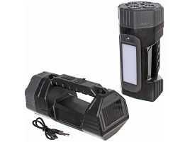 Фонарь от аккумулятора 4LED+COB 855-395