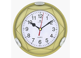 Часы настенные Atlantis 15*15 TLD-5988T золото