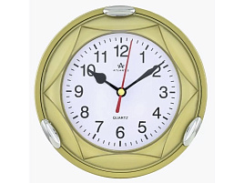 Часы настенные Atlantis 15*15 TLD-5988T золото