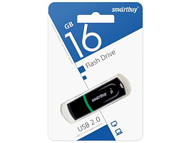 Флеш-драйв Smart Buy 16Gb SB16GBPN-K Paean Black черный 1296