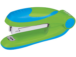 Степлер Berlingo №10 DSp_10115 "Fuze" до 15л., 50 скоб, пластиковый корпус, зеленый