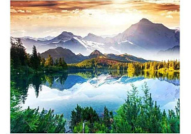 Картина для раскрашивания ХК-6231 40*50 Впечатляющий вид на горы и озеро