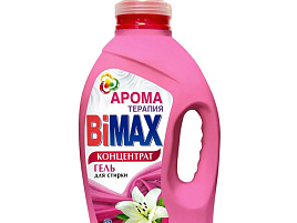 Стиральный порошок жидкий BIMax-Гель М 1300мл.Ароматерапия