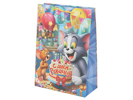 Упаковочная сумочка 22*31 PML-130524-TJ Кот и мышь