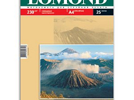 Фотобумага Lomond А4 230г/м 0102049 25л. глянц/одност
