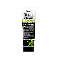 Маска для лица Белита 75мл Black Clean пленка Уголь.линия Т-зона черн.2660