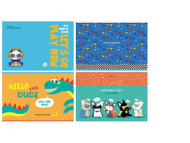 Альбом для рисования 16л. BG АР4ск16 10908 "Mix. Мальчики"