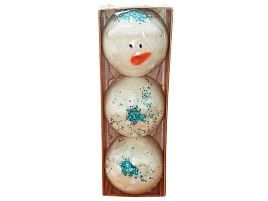 Бомбочки для ванн в наборе 2360г Снеговик