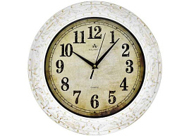 Часы настенные Atlantis 33*33 TLD-35007С белые