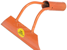 Тяпка нержавеющая сталь 195*60 б черенка черная/оранж. Витязь 3072/2733