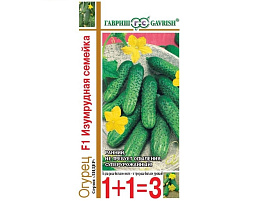 Семена Огурец Изумрудная семейка F1 1+1/20шт Г 3748